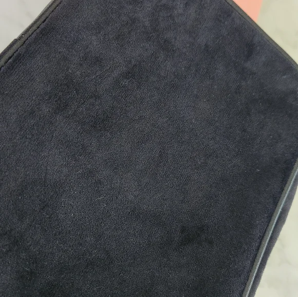 Juicy Couture Black "Let It Shine" Velvet Rhinestone Encrusted Crossbody Bag - Picture 12 of 17